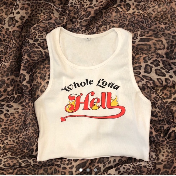 whole lotta hell graphic tank - Picture 1 of 2